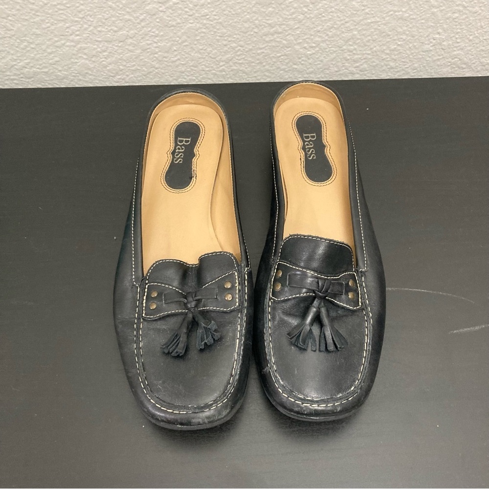 Bass Adina - Slip On Loafers - Black/Brown - Size 8
